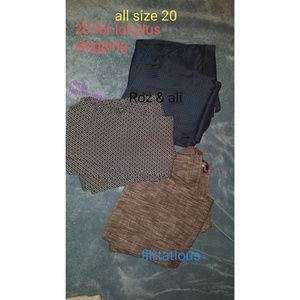 Size 20 pant lot